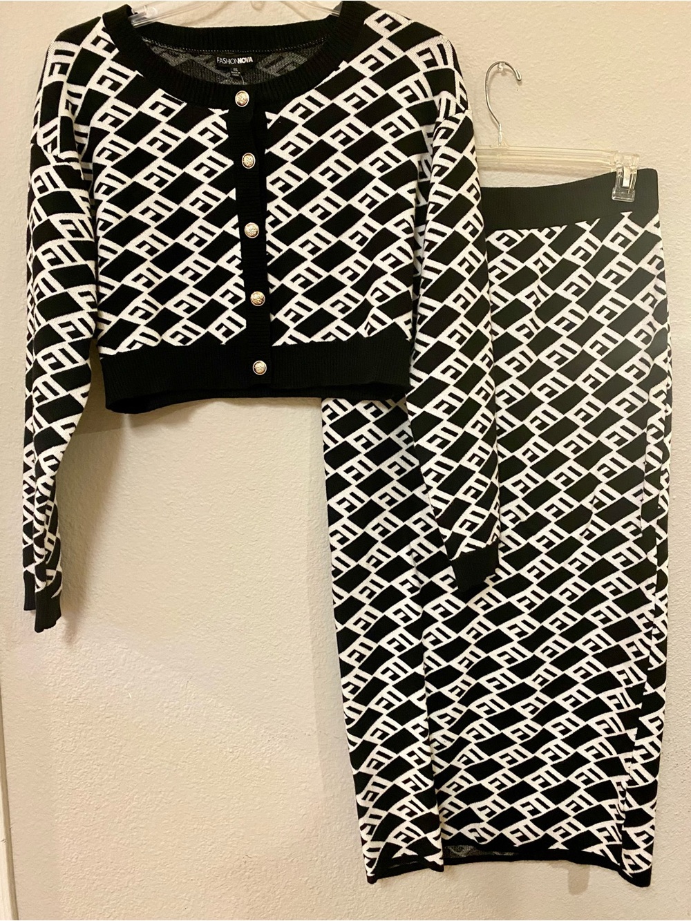 Fashion Nova Lori Sweater Skirt Set - Size 1XL - NWT! - Picture 5 of 12